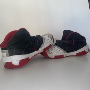Men’s Size 11 Air Jordan Shoes Red, Black, White USED